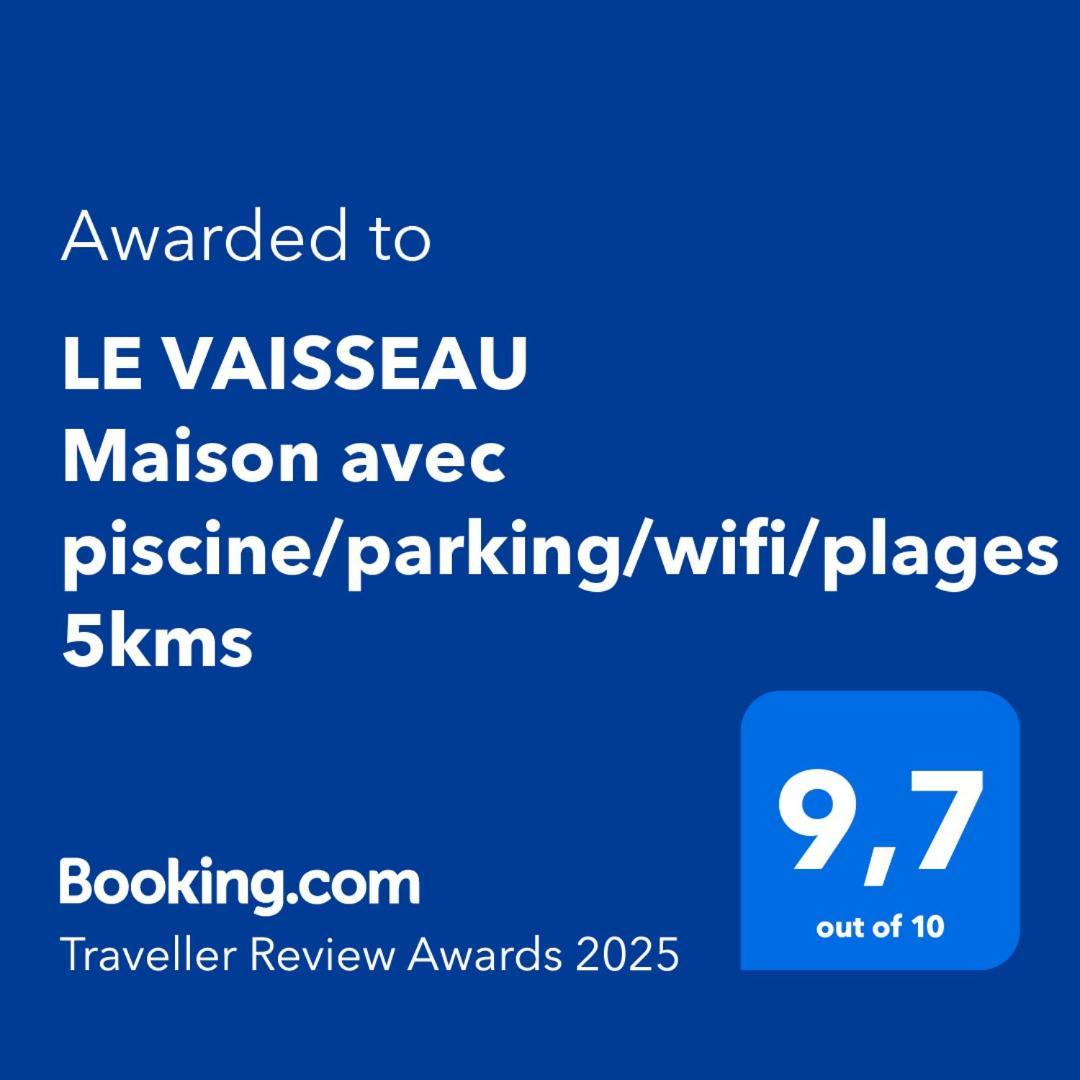 Le Vaisseau Maison Avec Piscine/Parking/Wifi/Plages 5Kms Les Mathes Exterior photo
